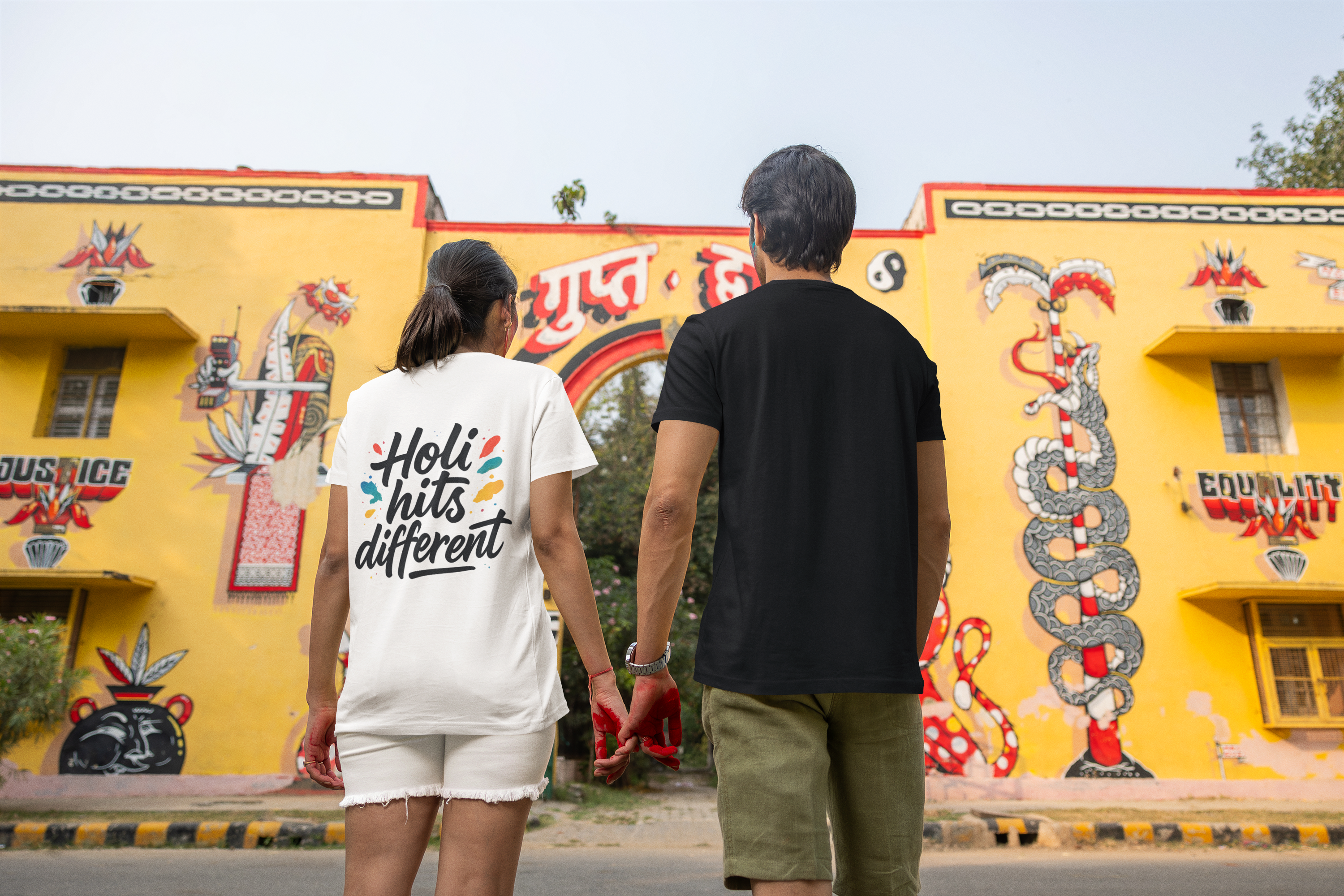 Holi Hits Different Women's T-Shirt