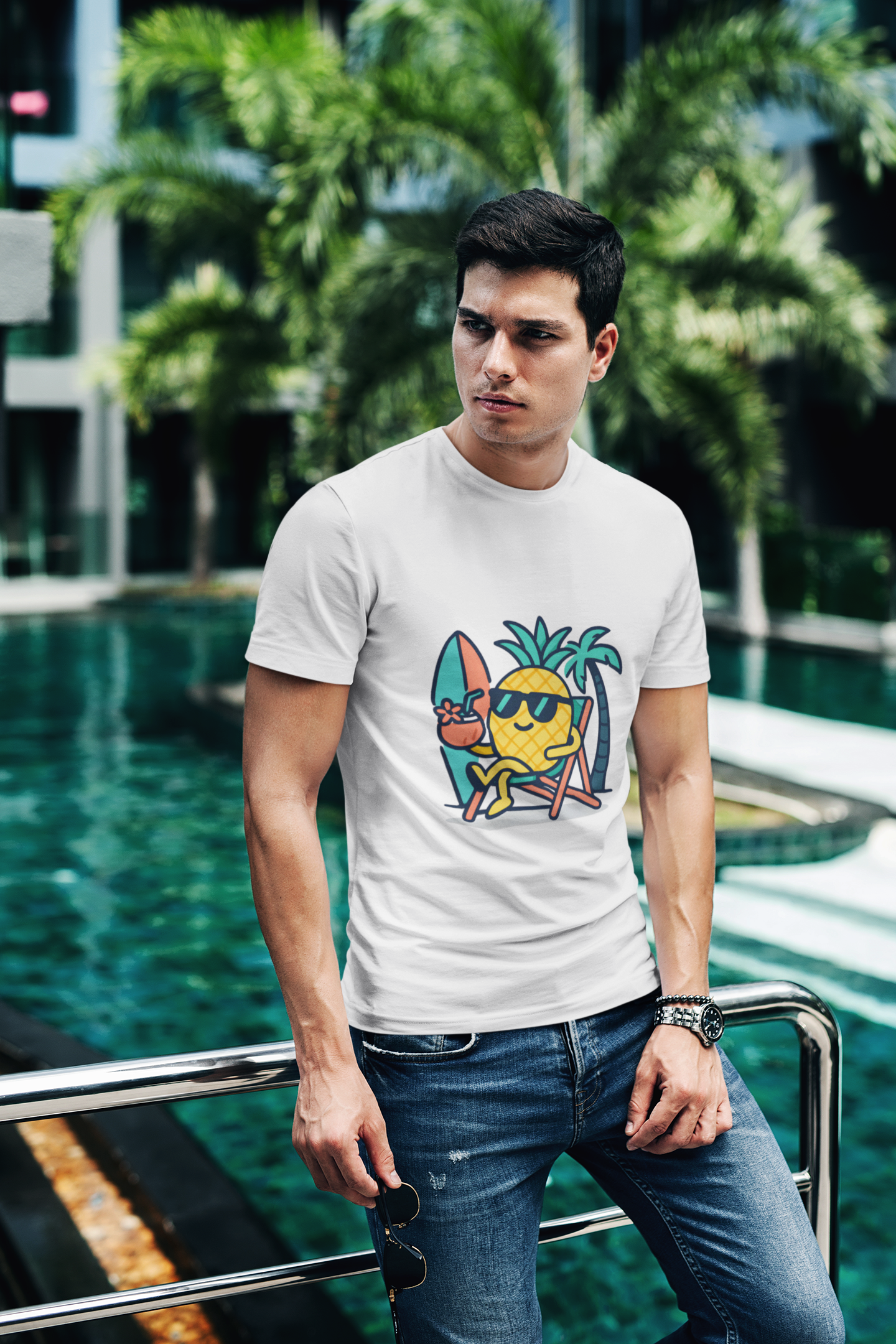 Enjoying Beach T-Shirt