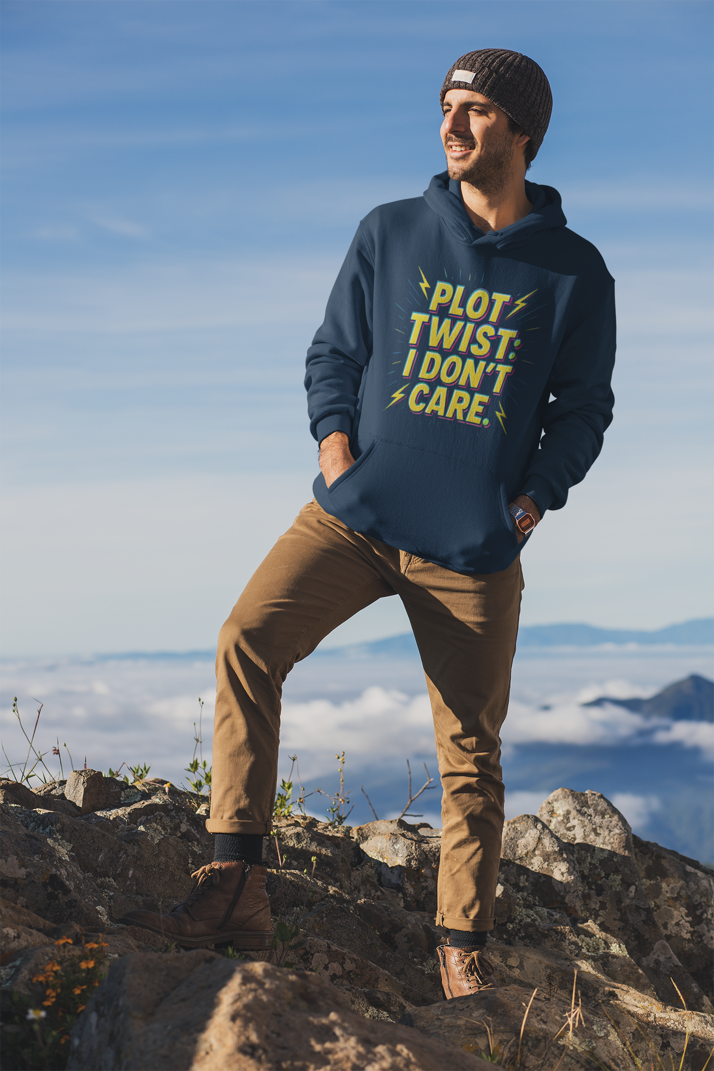 I don't care Hoodie