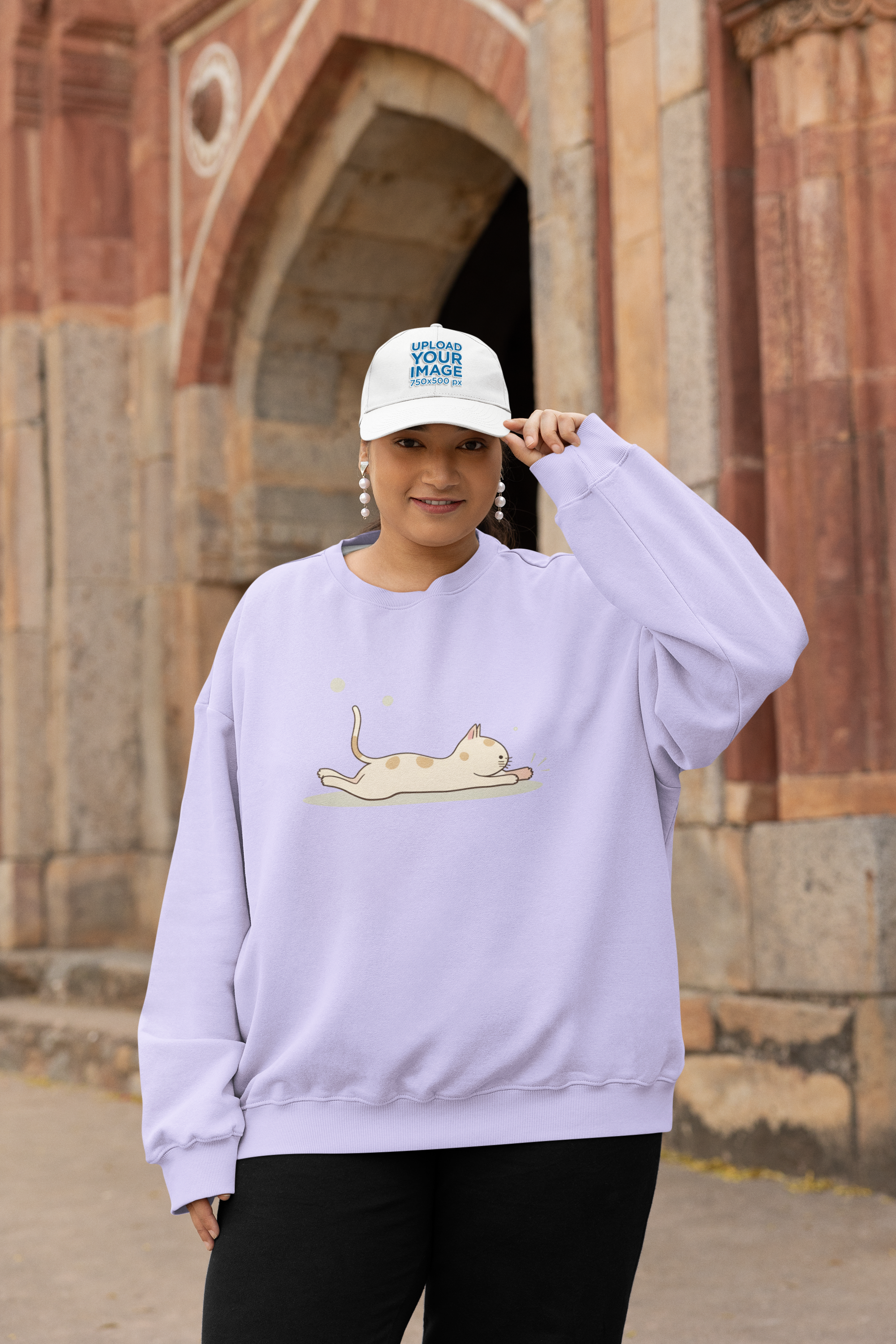 Playing cat Sweatshirt