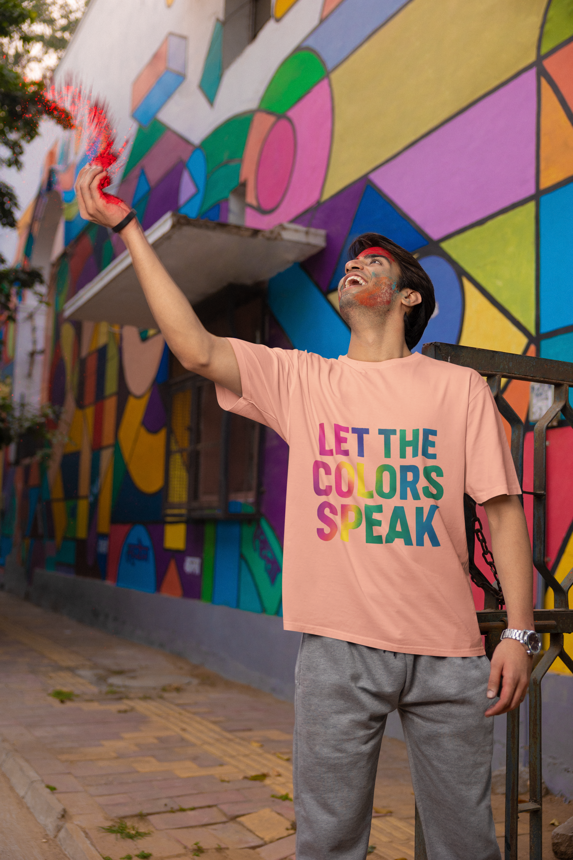 Let Colours Speak - Men's Tshirt