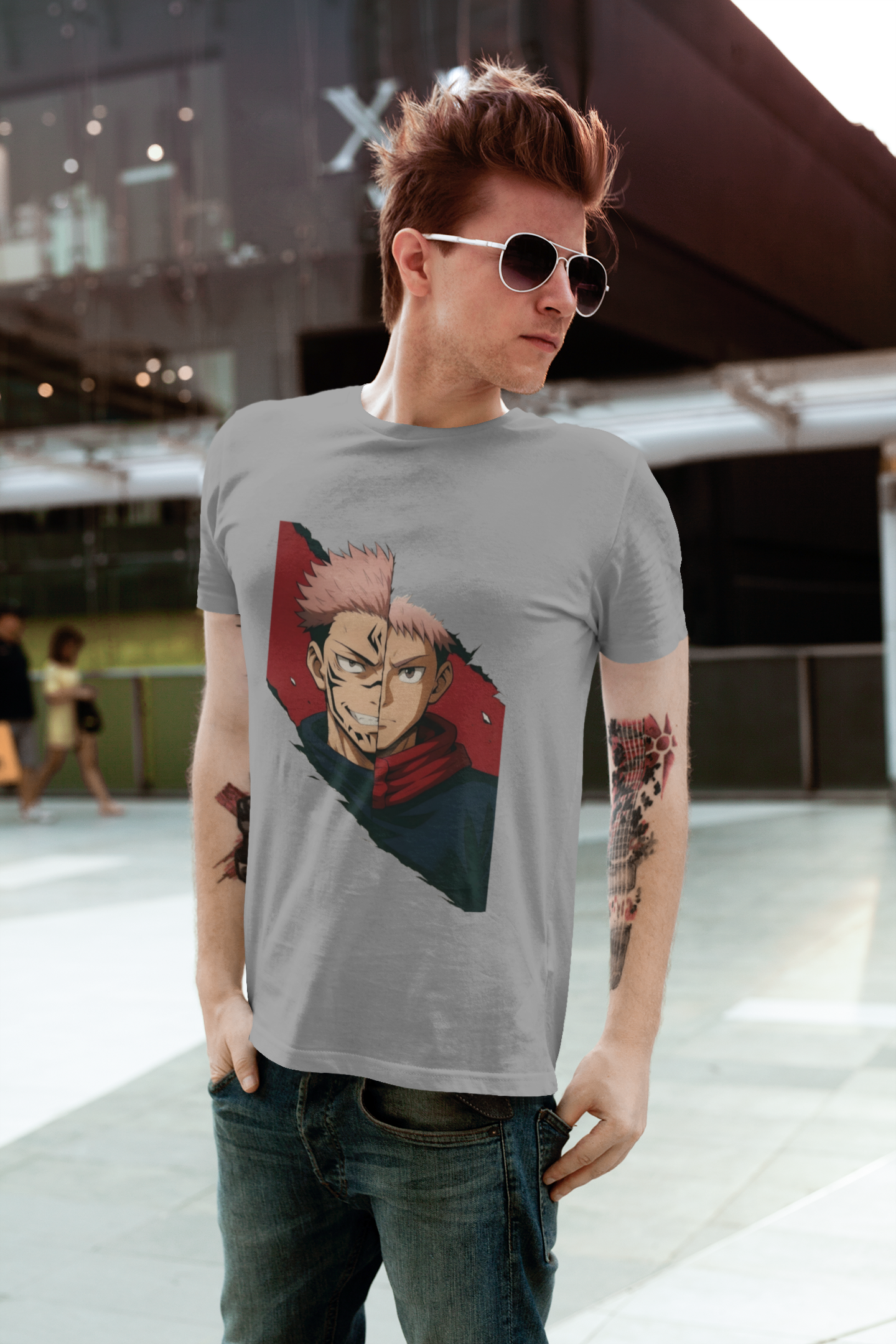 Anime Hub Crew T-Shirt - Sukuna