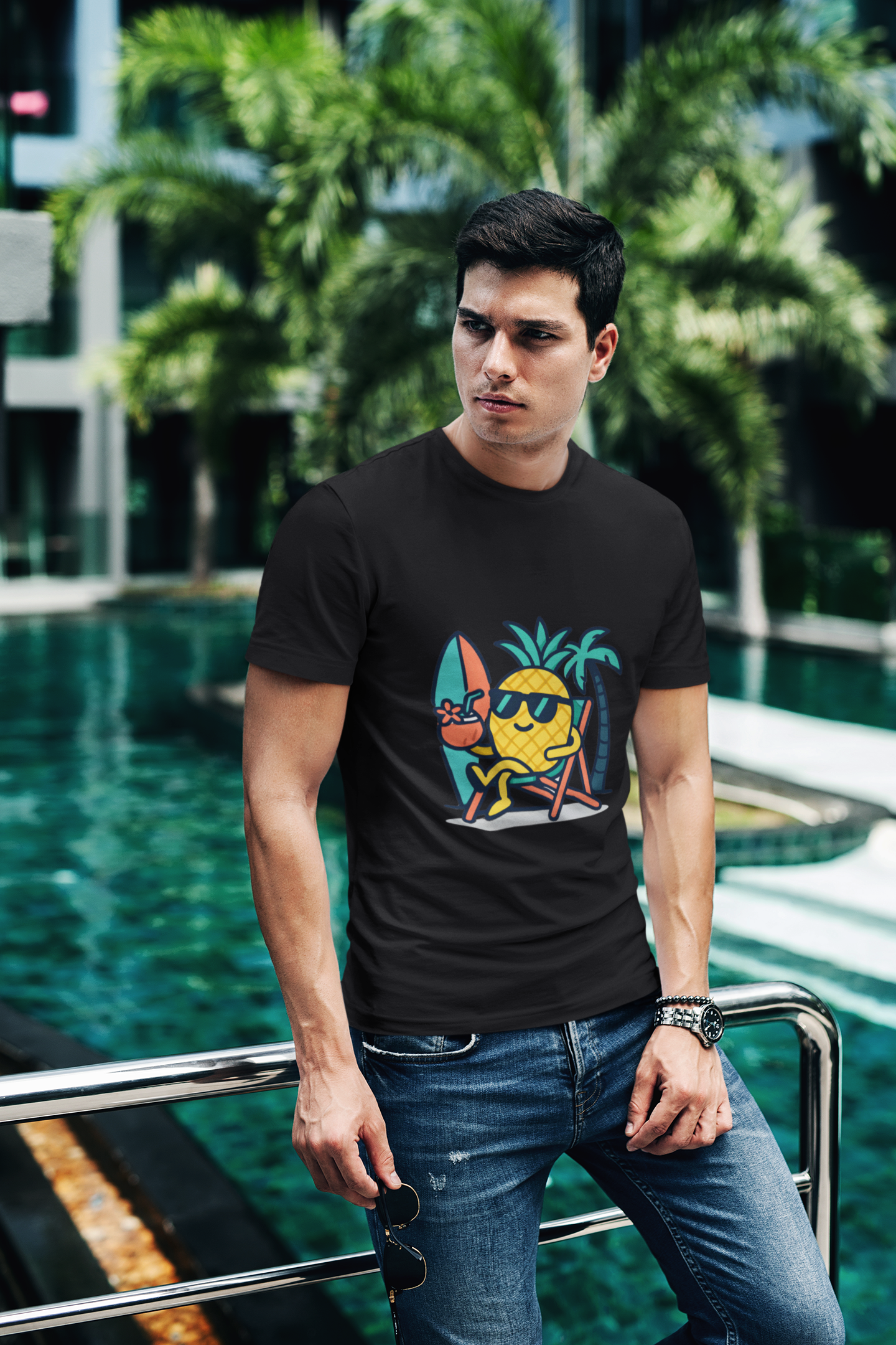 Enjoying Beach T-Shirt