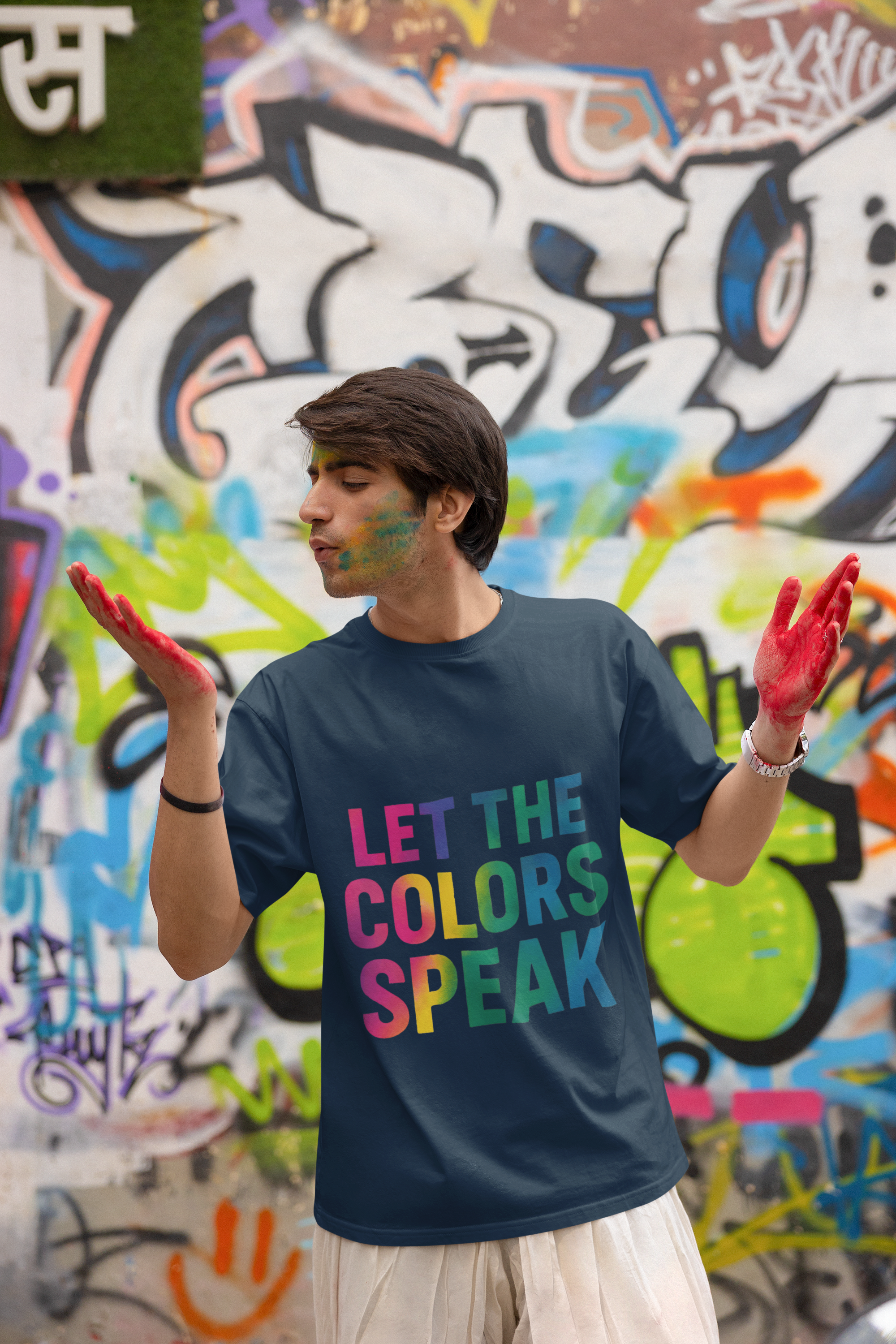 Let Colours Speak - Men's Tshirt