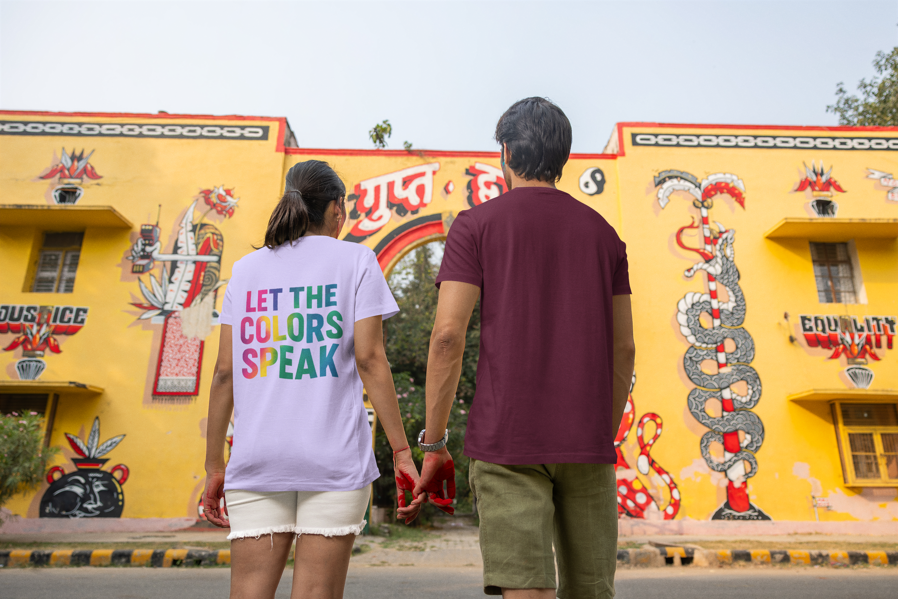 Let Colours speak - Women's Tshirt