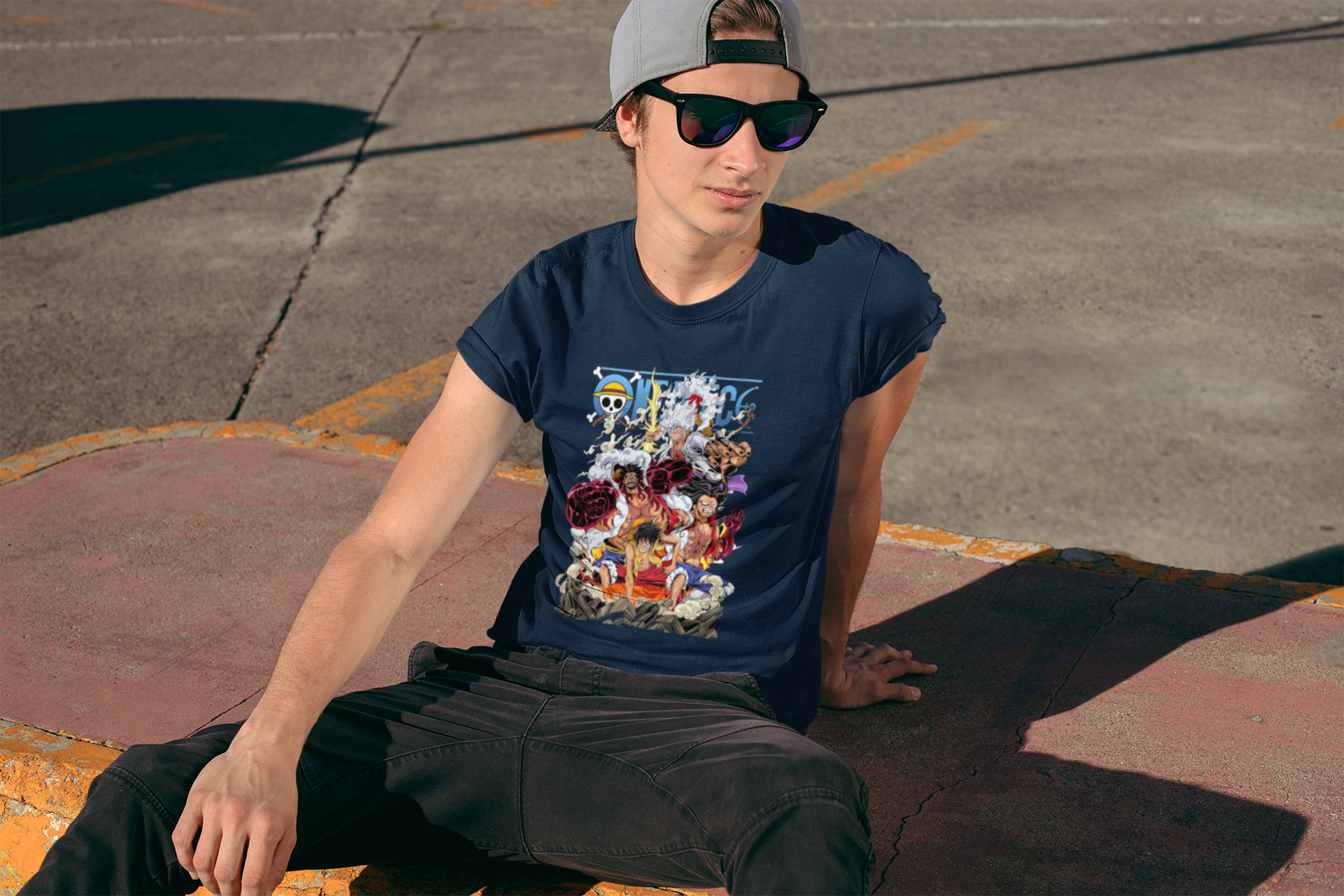 Anime Hub Crew T-Shirt - Luffy