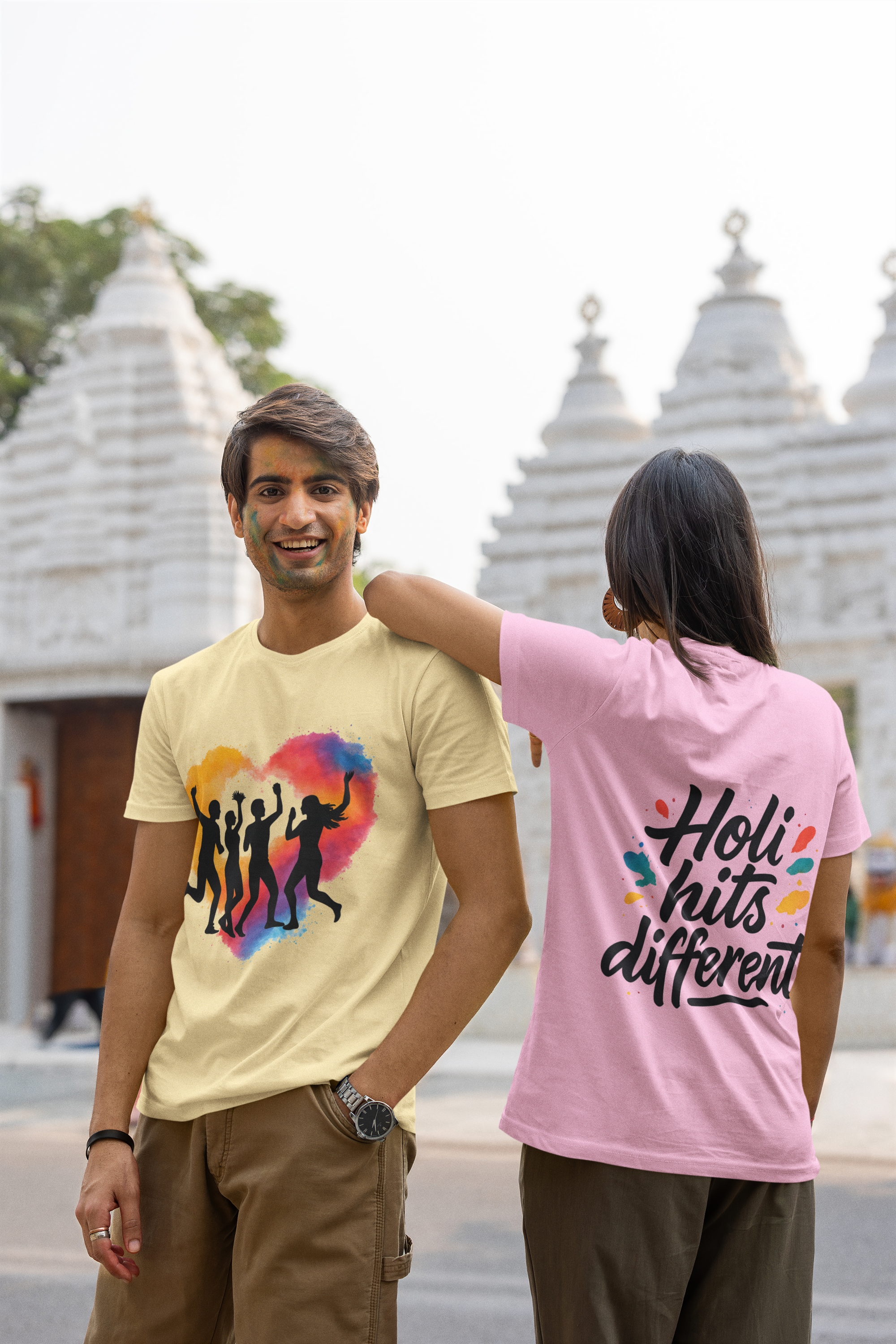 Holi Hits Different Women's T-Shirt