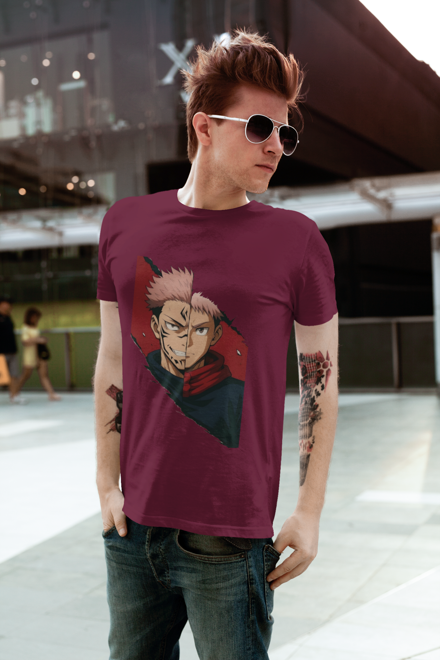 Anime Hub Crew T-Shirt - Sukuna