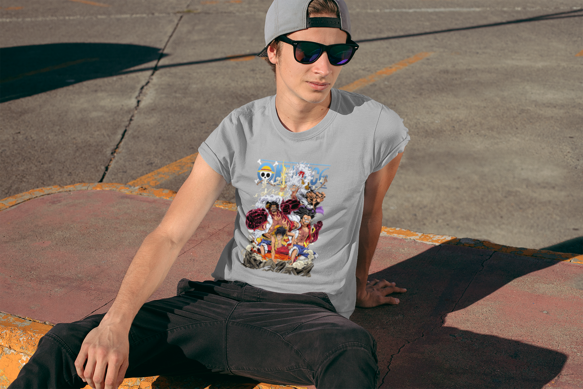 Anime Hub Crew T-Shirt - Luffy