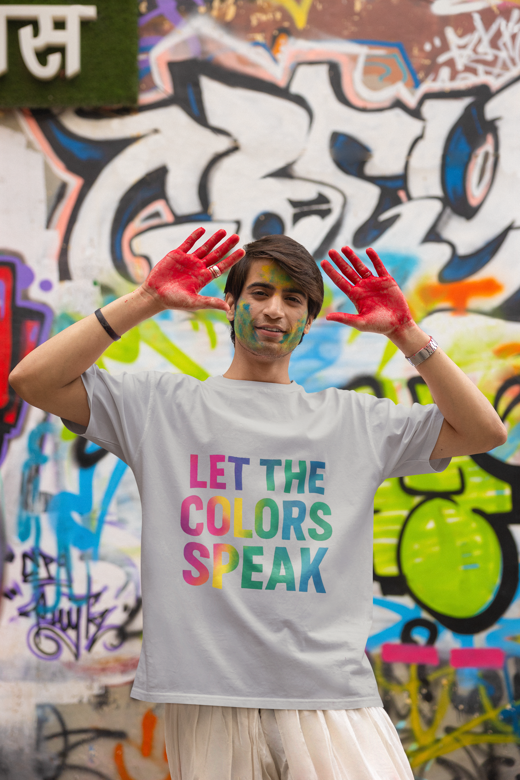 Let Colours Speak - Men's Tshirt