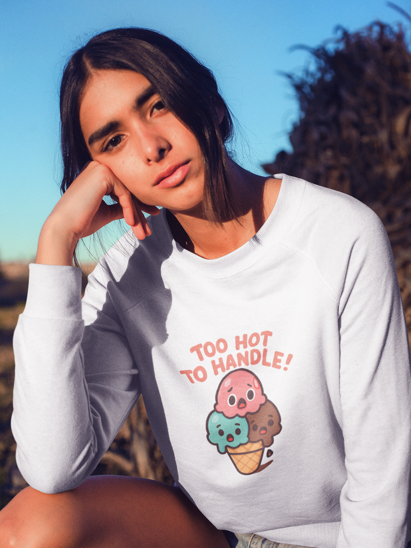 Too hot to handle Sweatshirt