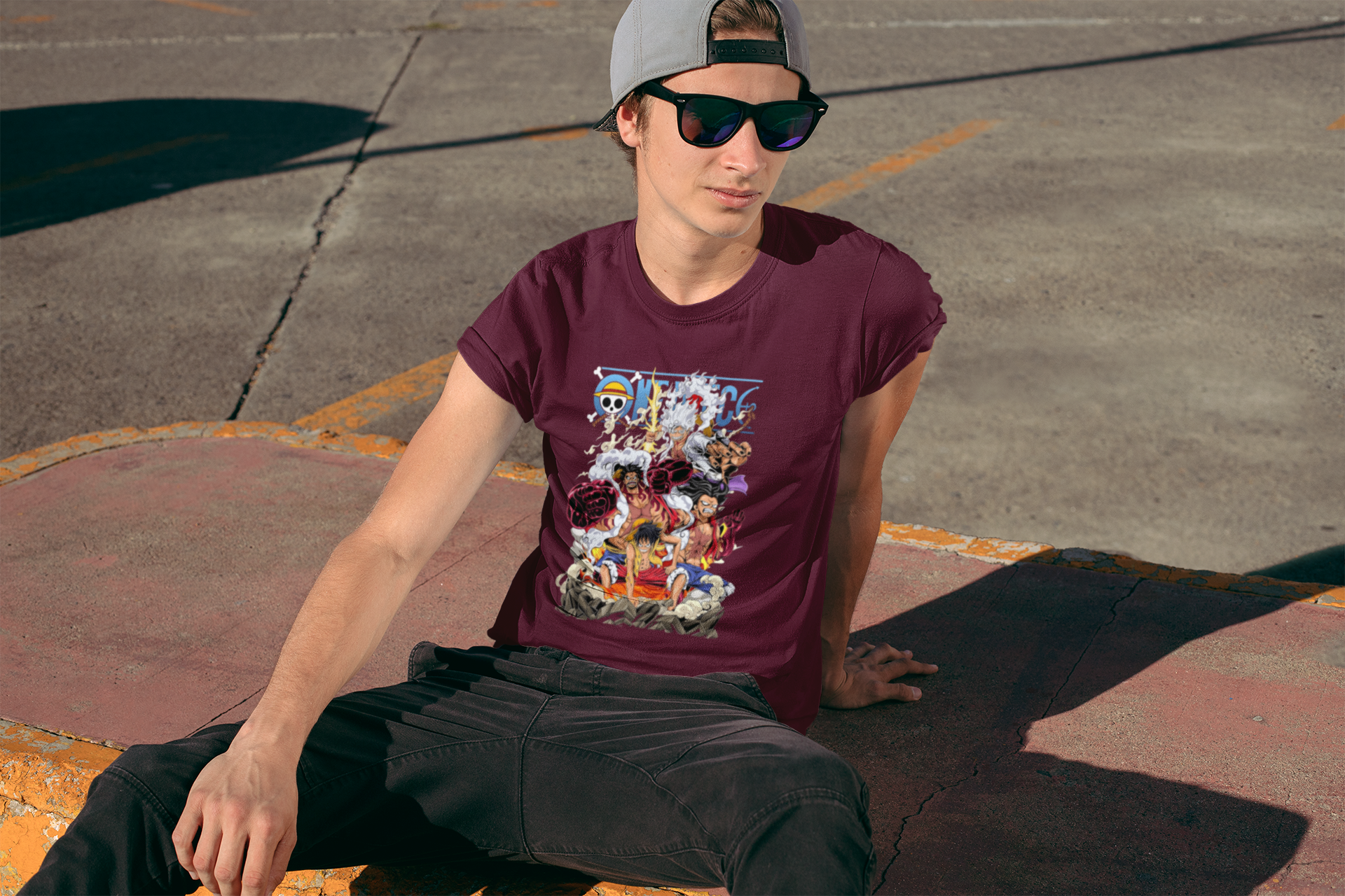 Anime Hub Crew T-Shirt - Luffy