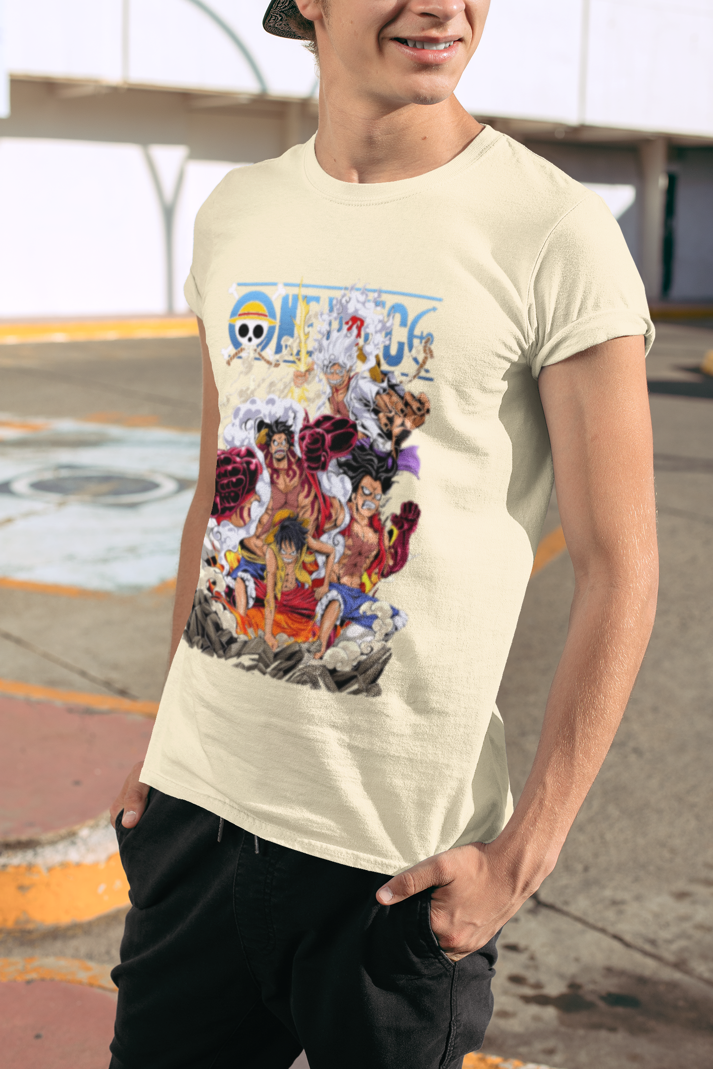 Anime Hub Crew T-Shirt - Luffy